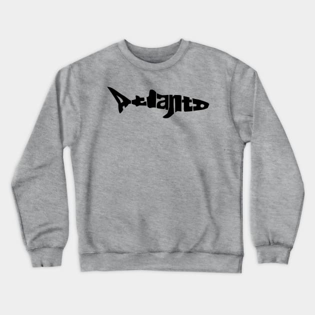 Whale Shark, Atlanta Crewneck Sweatshirt by denip